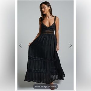 Showpo Black Maxi dress